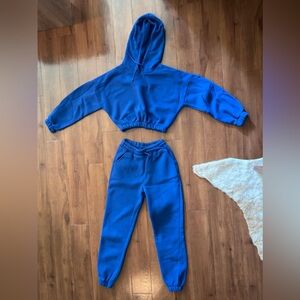 Blue Woman Jogger Set